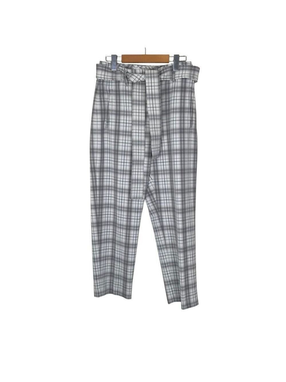 Aritzia Wilfred Plaid High Waisted With Belt Dress Pants Size 8